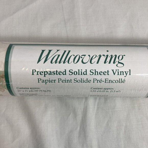 Italian Prepasted Grapes Ivy Solid Sheet Vinyl Wallpaper New 21" x 11 Yds - Picture 3 of 10